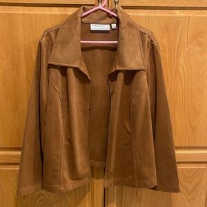 Simonton Says suede like jacket